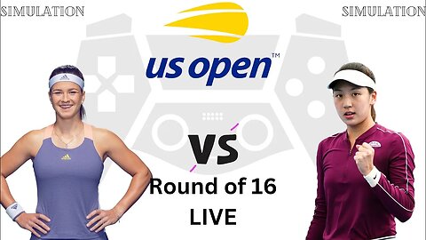 Karolina Muchova vs Wang Xinyu | US Open Tennis 2023 | Round of 16 Match Live Simulation