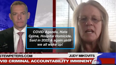 COVID agenda, hate crime, hospital homicide. Said in 2022 & again until we all wake up!