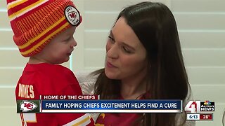 Family hopes Chiefs hype helps find a cure