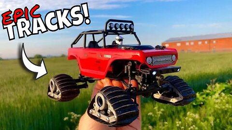 The Coolest Mini Crawler You'll See This Year! Tracked Axial SCX24