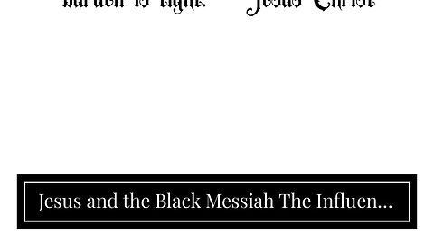 Jesus and the Black Messiah The Influence of Black Jesus in Music