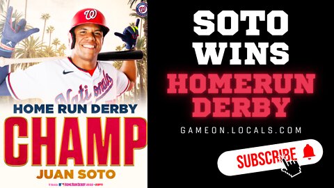 Juan Soto Wins 2022 Home Run Derby!