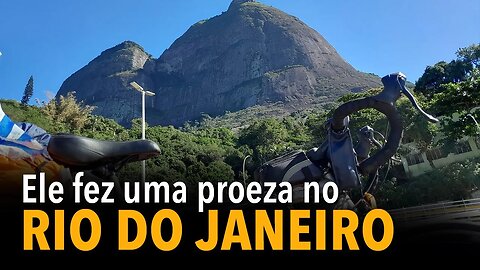 Ele fez uma proeza no Rio de Janeiro