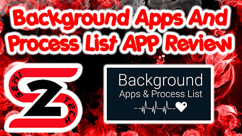 Background APP & Process List APP review