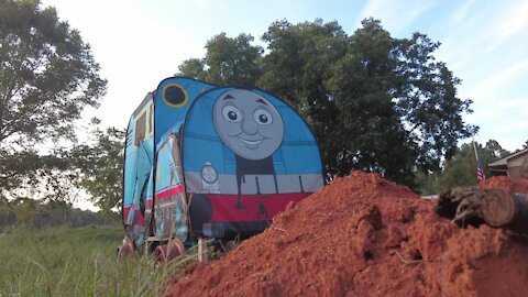 Runaway Homemade Thomas The Tank Engine Train Wreck