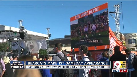 Cincinnati Bearcats about to make first appearance on ESPN GameDay