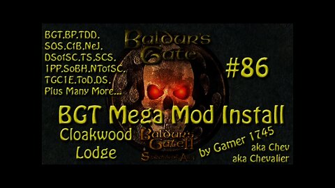 Let's Play Baldur's Gate Trilogy Mega Mod Part 86 - Cloakwood Lodge