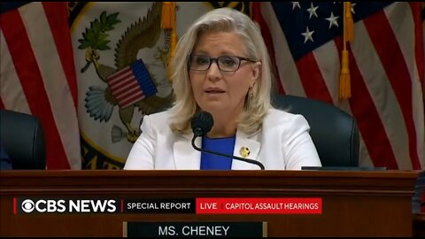 Liz Cheney Reveals Her J6 End Game: Trump Can't Run Again