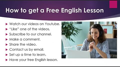 Learn English: Get a Free English Lesson!