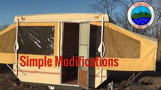 Simple Mini Modifications To Our Popup Camper And More