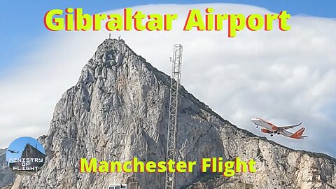 easyJet A320 Land/Depart Both Runways at Gibraltar