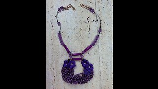 Making a Unique Necklaces using Recycled Materials and Leftovers