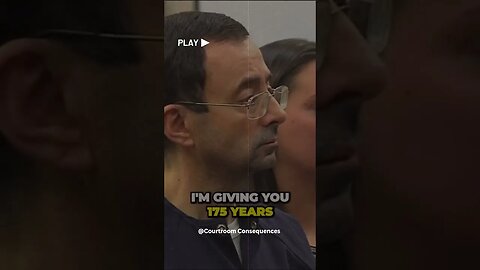 "You Don't Deserve To Walk Outside Of a Prison Ever Again..." #larrynassar #deathsentence #courtroom