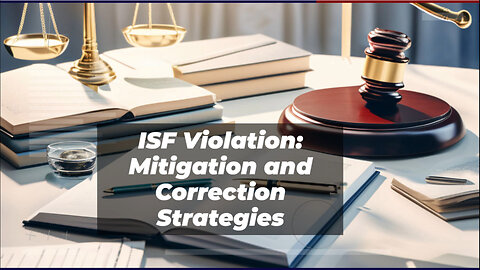 Navigating ISF Violations: How to Mitigate and Correct with Ease