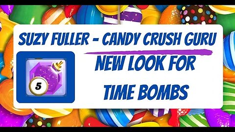 It's a new look for the ticking time bombs (candy bombs) in Candy Crush Saga.