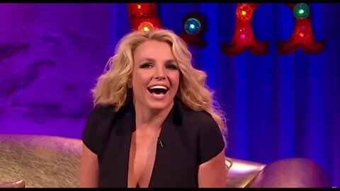 Britney Spears Farts Multiple Times on Alan Lang Chatty Man Show