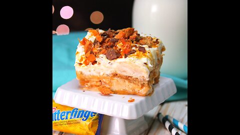 Butterfinger Dessert Lasagna [GMG Originals]