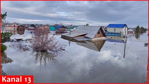 Another river overflowed in Russia: hundreds of houses were flooded, the population was warned