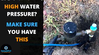 Do You Have High Water Pressure? You Need to Know