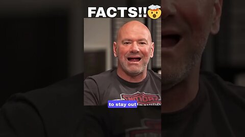 UFC Dana White Dropping Facts 🔥🔥