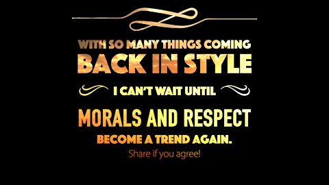 Morals and Respect [GMG Originals]