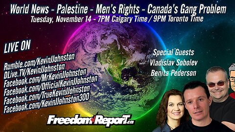 World News - Palestine Madness - Men’s Rights - SPECIAL GUEST Vladislav Sobolev