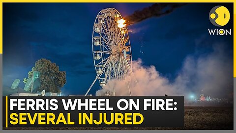 Germany: Ferris Wheel catches fire at Summer music festival, injures over 30 people | WION