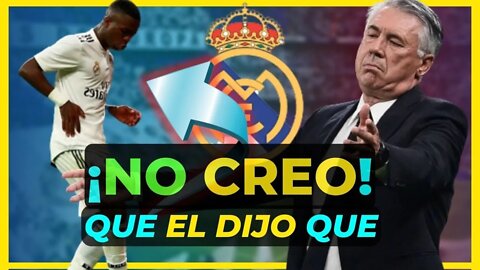 ¡APRENDE AHORA! LO QUE ANCELOTTI DIJO DE VINI JR. - ACTUALIDAD DEL REAL MADRID