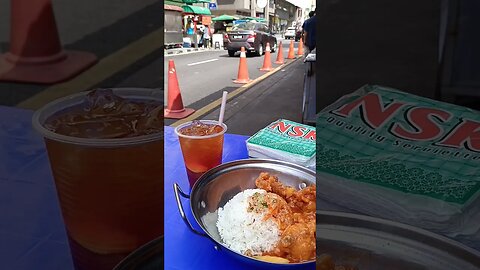 Roadside sweet&sour chicken in Kuala Lumpur