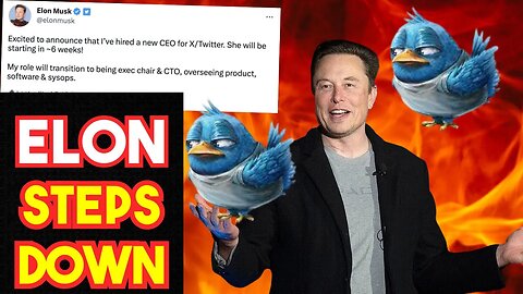 Elon Musk STEPS DOWN As Twitter CEO Replaced By A Woman As Tesla Shareholders Celebrate!