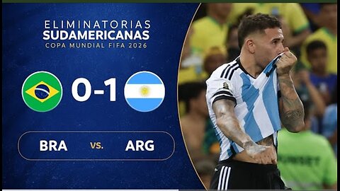 Argentina Vs Brazil-2026 World cup qualification round♥️