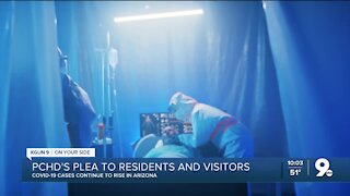 Local health experts plea to residents and visitors as COVID-19 cases rise in Arizona