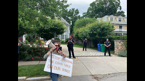 Walensky Protest Newton MA, part 1