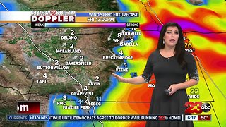 Cold front moving into the county on Thursday