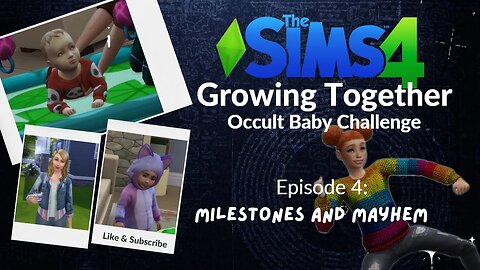 Sims 4 Growing Together Occult Baby Challenge | Milestones And Mayhem