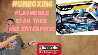 #unboxing Star Trek Playmobile USS Enterprise Electronic with Sounds and figures!