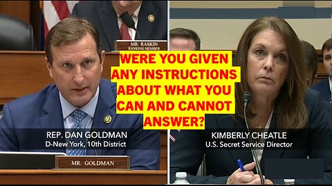 Rep. Dan Goldman (D-NY): Were You Given Any Instructions About What You Can And Cannot Answer?