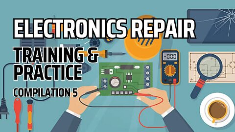 Electronics Repair Training & Practices Compilation 5