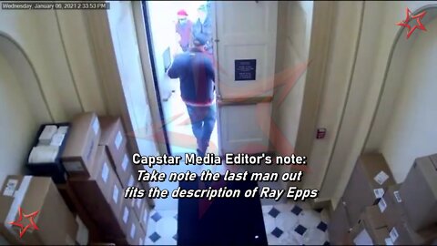 USDJ Surveillance Jan. 6th Footage of Upper West Terrace Doors - US Capitol