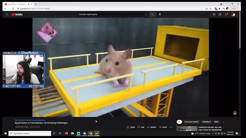 MoistCr1tikal Reacts To Hamster Squid Game (404 PEOPLE DIDNT FINISH)