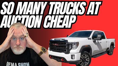 So Many Trucks Cheap At Auction, Tahoe, Silverado, GMC, Ford And More, IAA Walk Around