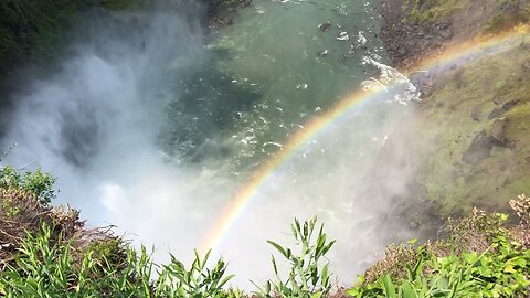 Rainbow in Snoqualmie Falls