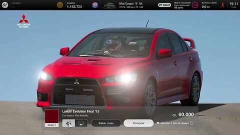 Gran Turismo 7 - PS4 Mitsubishi Lancer Evolution Final '15