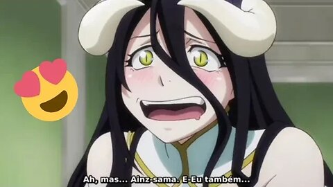 A ALBEDO QUERIA SENT4R....| melhores momentos de anime [Overlord]