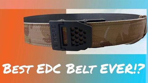 The Best EDC Gun Belt Ever! @KORE BRAND