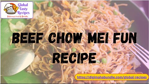 Beef Chow Mei Fun: Unveiling the Delicious Dancing of Flavours Beef Chow Mei Fun