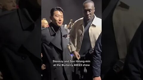 Son Heung-min x Stormzy link up