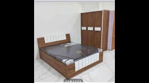 6×6 double bed with wardrobe