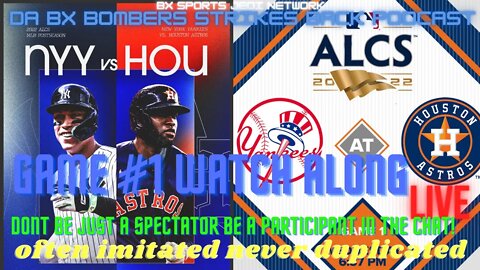 ⚾MLB A.L CHAMPIONSHIP SERIES YANKEES VS ASTROS WATCH ALONG #ALCS