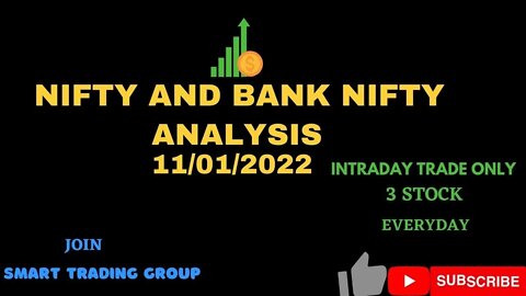 nifty and bank nifty analysis 11/01/2022